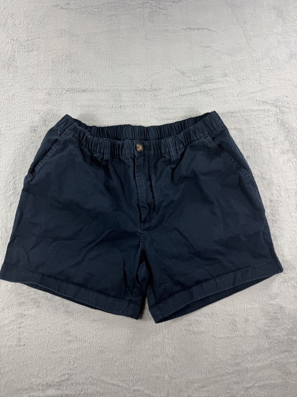 Chubbies The Everyday Shorts Men's Medium Navy Blue 5.5" Inseam Elastic Waist